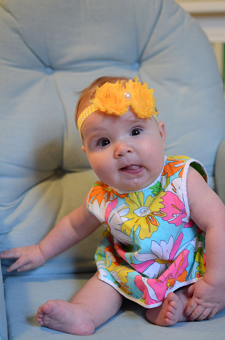 Lilly in Lilly #babystyle