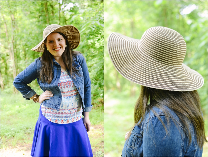 How to Style a Floppy Hat & LinkUp! still being molly