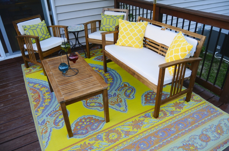 Deck decorating with World Market and Pier 1 (11)