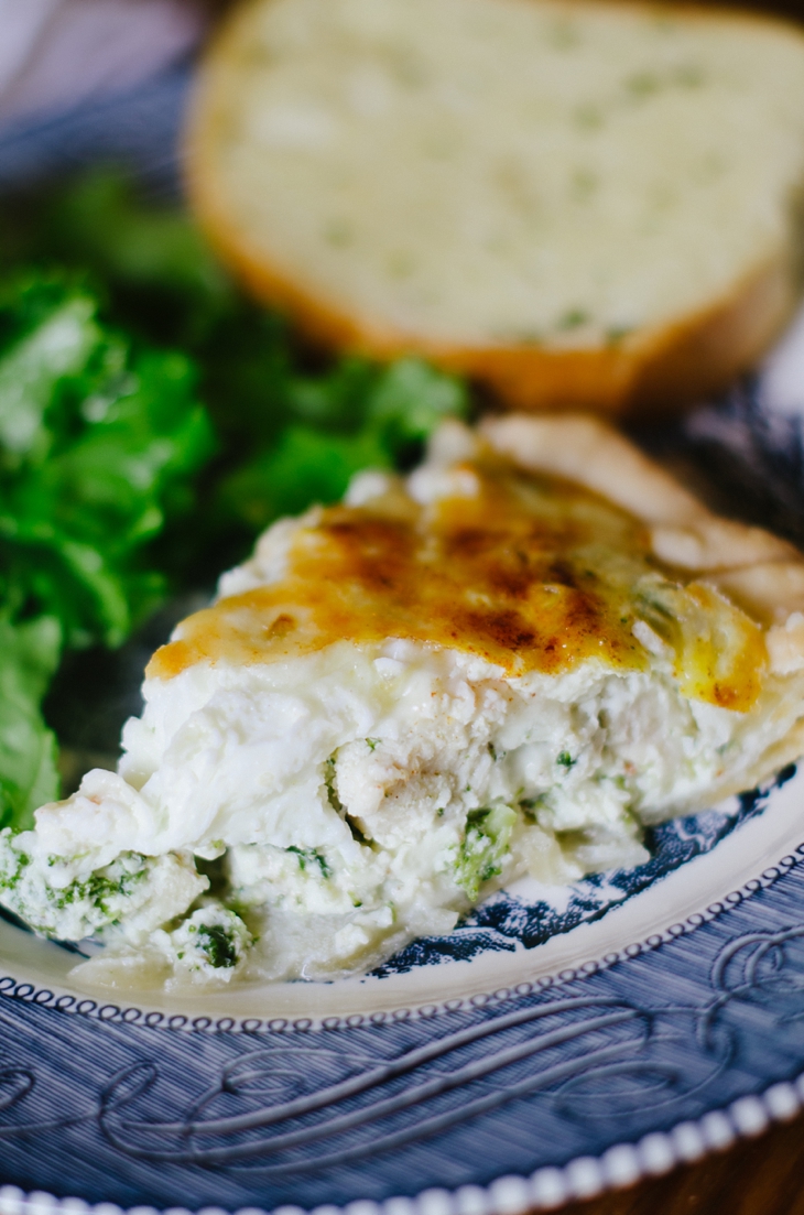 RECIPE | Chicken, Broccoli & Cheese Quiche (2)