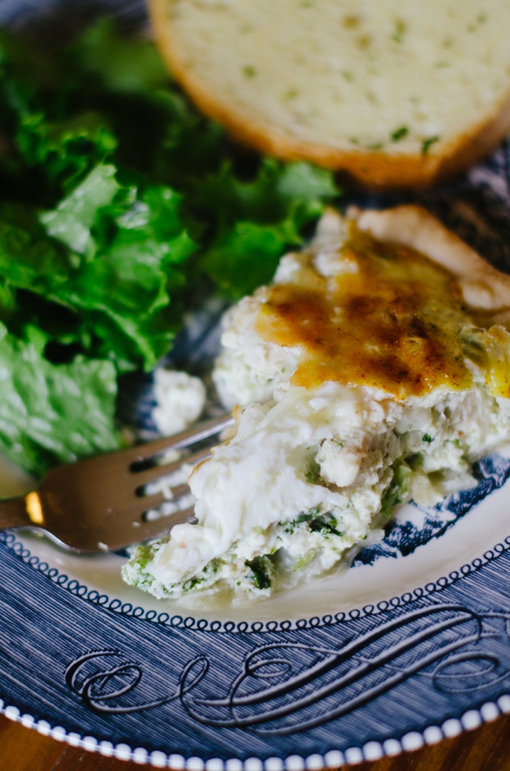 RECIPE | Chicken, Broccoli & Cheese Quiche (3)