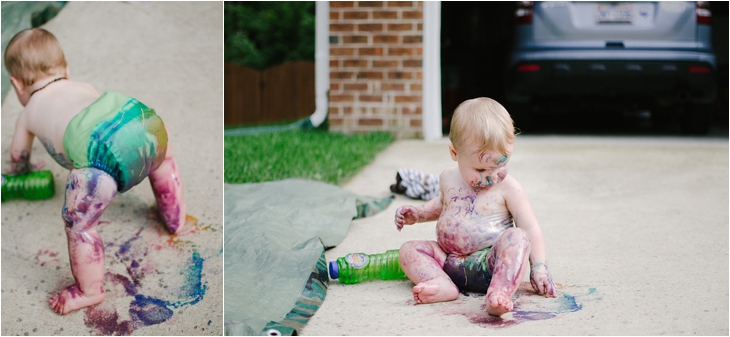 Messy Fun: DIY Edible Finger Paint for Babies (16)