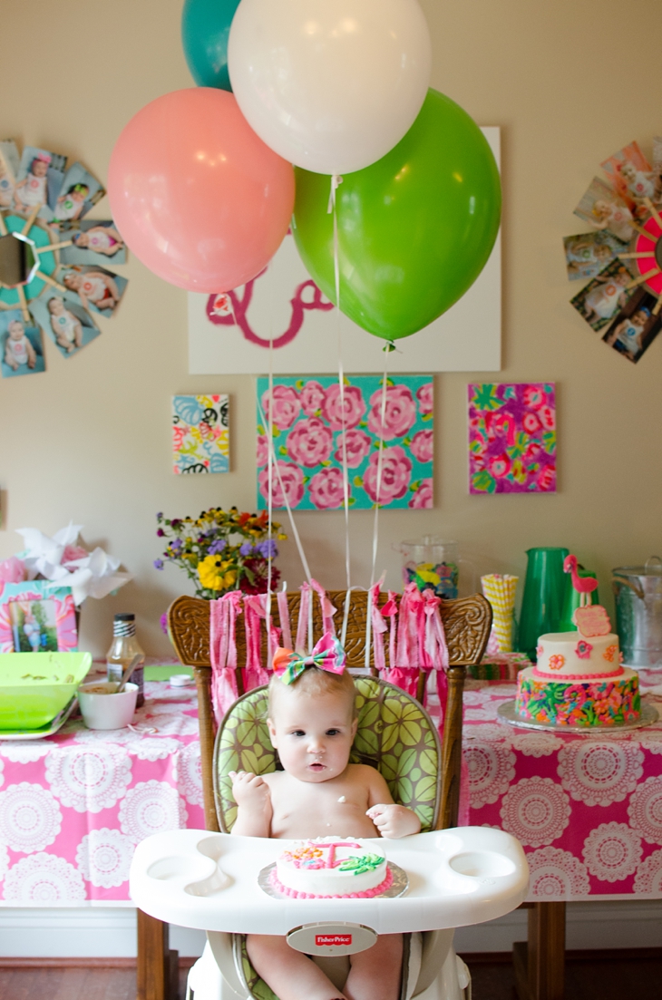 A Lilly Pulitzer Themed First Birthday Party (35)
