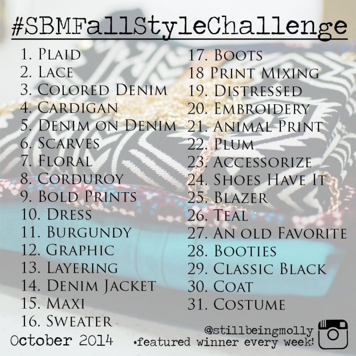 #SBMFallStyleChallenge October 2014