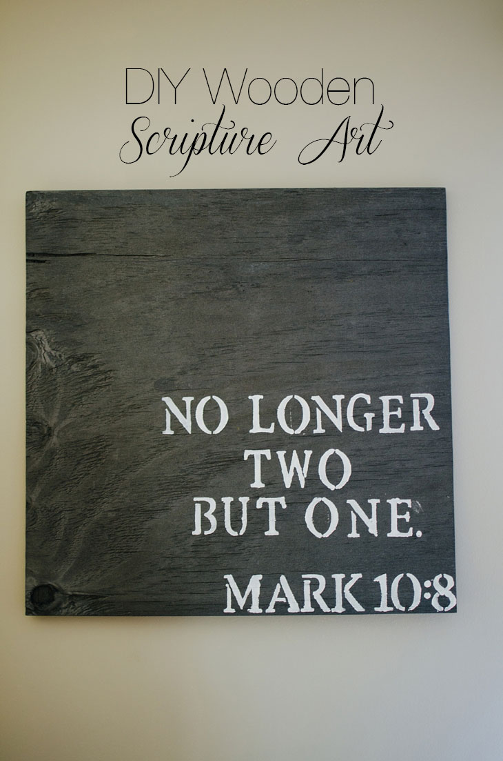 CRAFTING DIY Wooden Scripture Art still being [Molly]