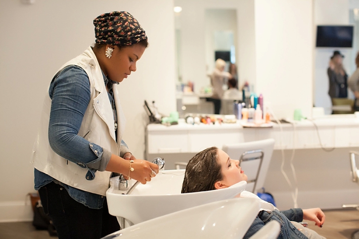 Parlor Blow Dry Bar in Raleigh, North Carolina experience and Rent the Runway dress rental (3)