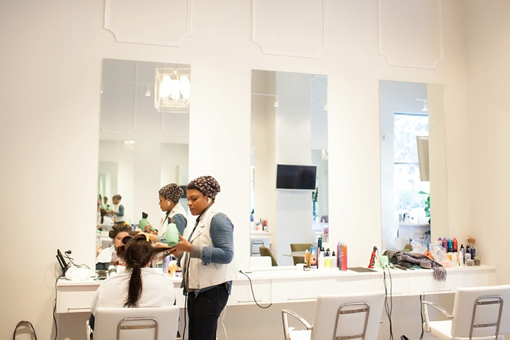 Parlor Blow Dry Bar in Raleigh, North Carolina experience and Rent the Runway dress rental (7)