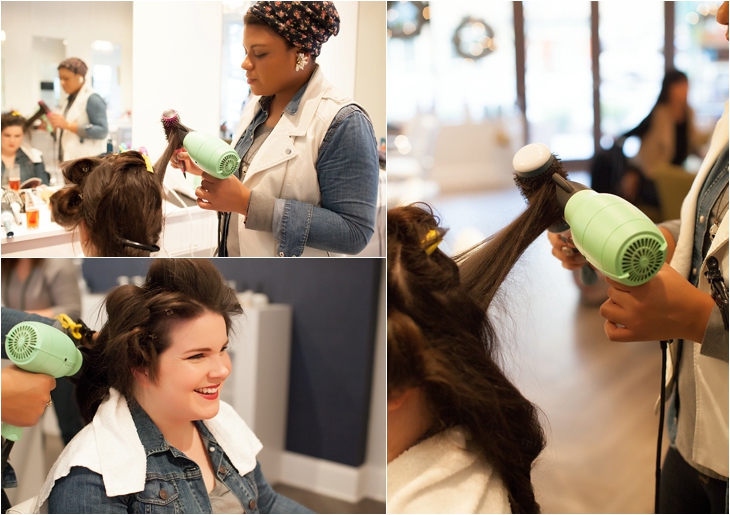 Parlor Blow Dry Bar in Raleigh, North Carolina experience and Rent the Runway dress rental (9)