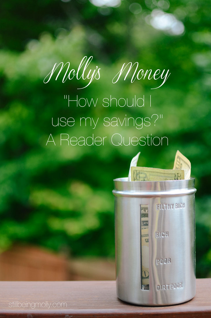 "How should I use my savings?" A Reader Question | Molly's Money
