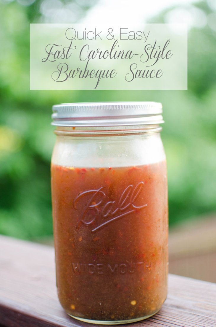 Quick & Easy East Carolina-Style Vinegar Based Barbecue Sauce