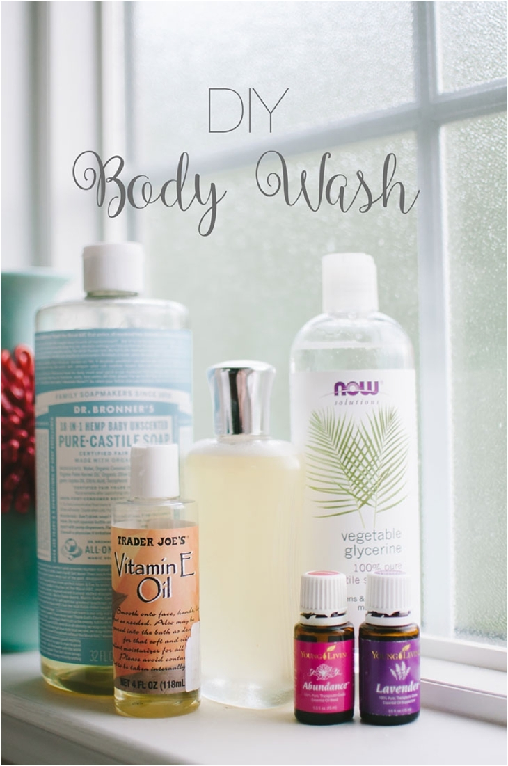 DIY Body Wash with Essential Oils http://bit.ly/mollyyleo (1)