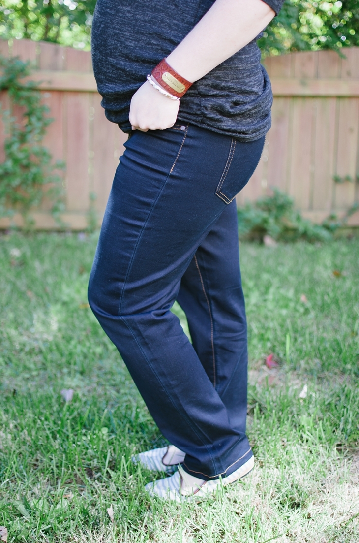 liverpool collen straight leg jean