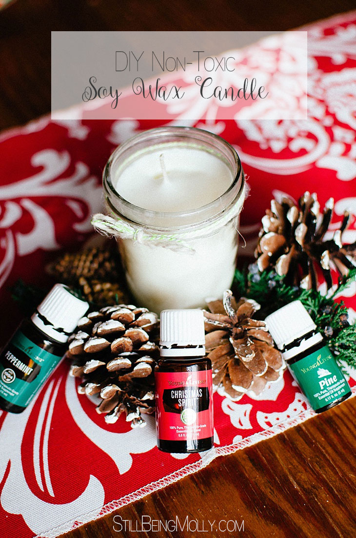 Easy DIY Non-Toxic Soy Wax Candle with Essential Oils (7)