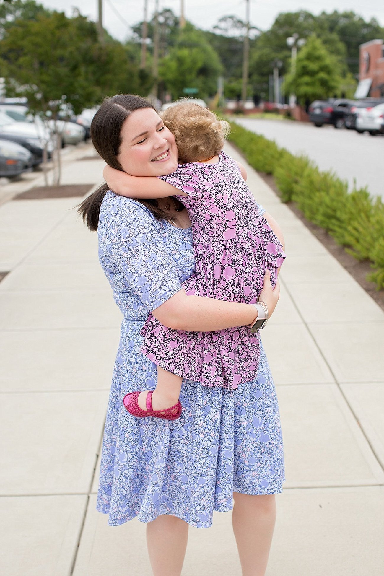 LulaRoe Nicole and LulaRoe Dot Dot Smile Mommy & Me Dresses | North Carolina Fashion Blogger (3)