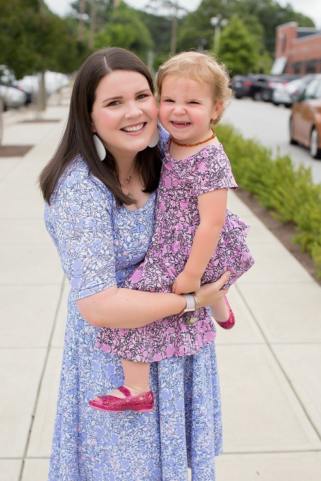 LulaRoe Nicole and LulaRoe Dot Dot Smile Mommy & Me Dresses | North Carolina Fashion Blogger (4)