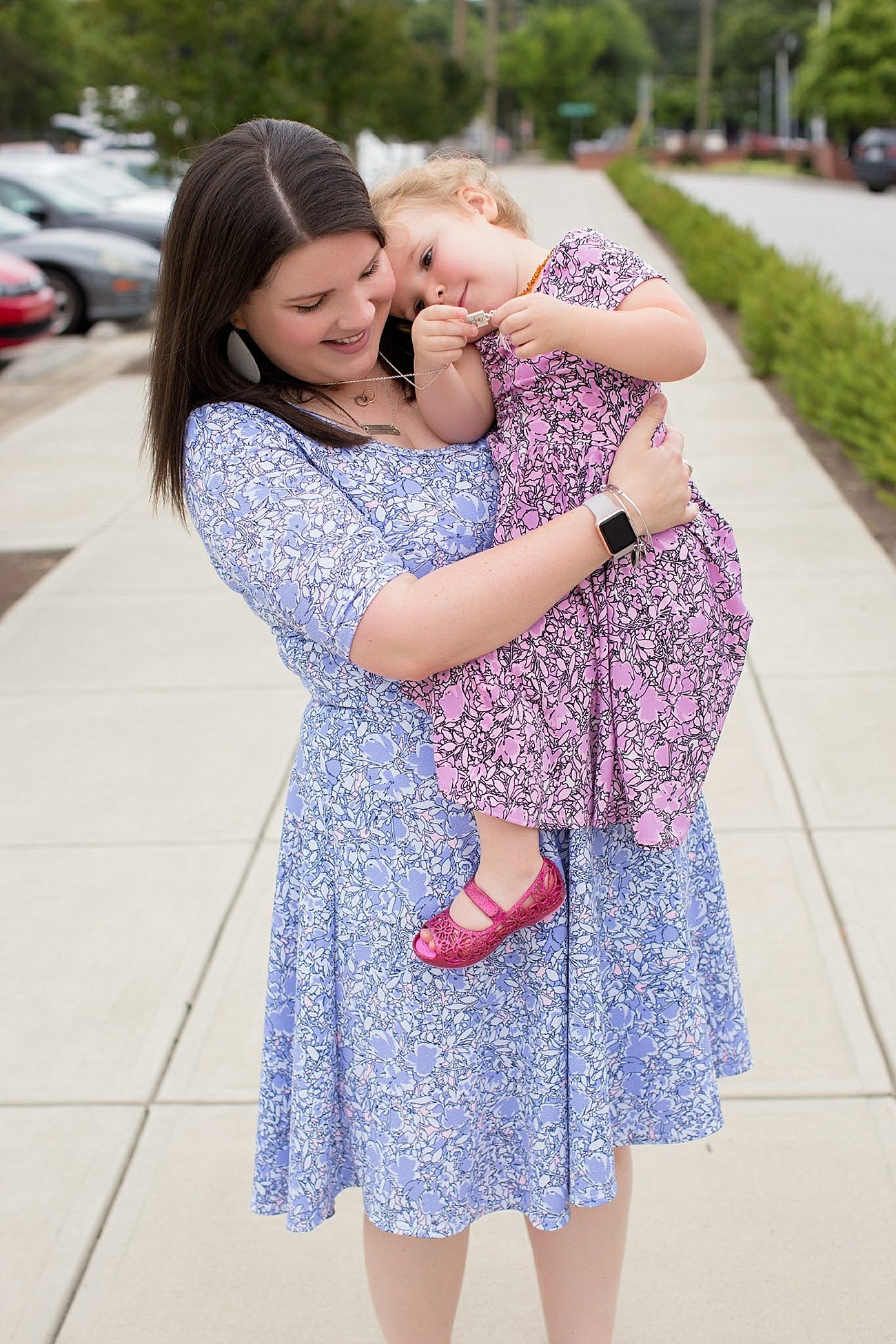 LulaRoe Nicole and LulaRoe Dot Dot Smile Mommy & Me Dresses | North Carolina Fashion Blogger (6)