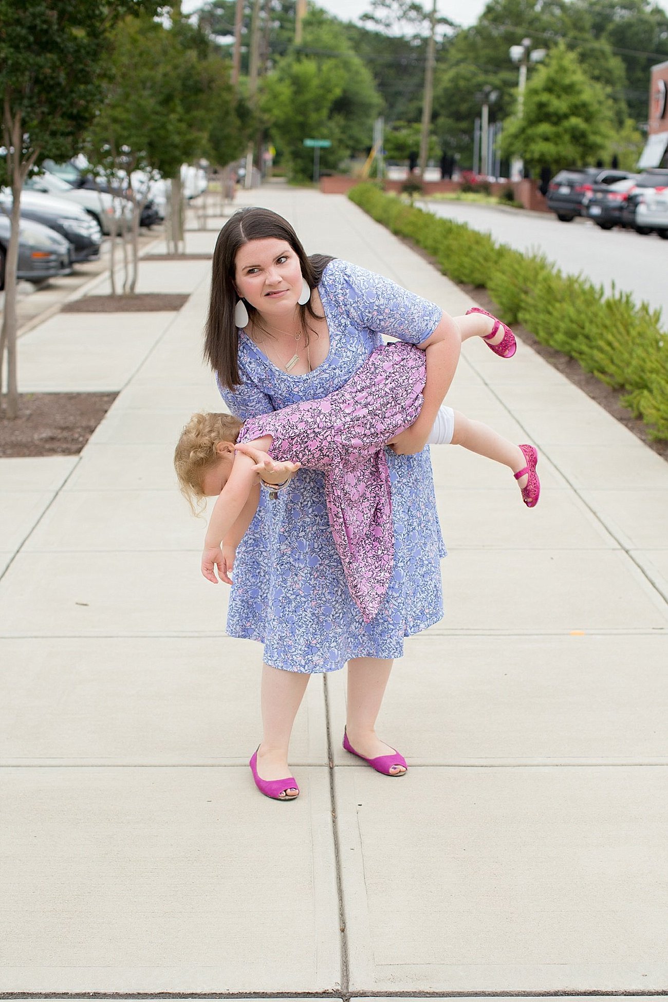 LulaRoe Nicole and LulaRoe Dot Dot Smile Mommy & Me Dresses | North Carolina Fashion Blogger (7)