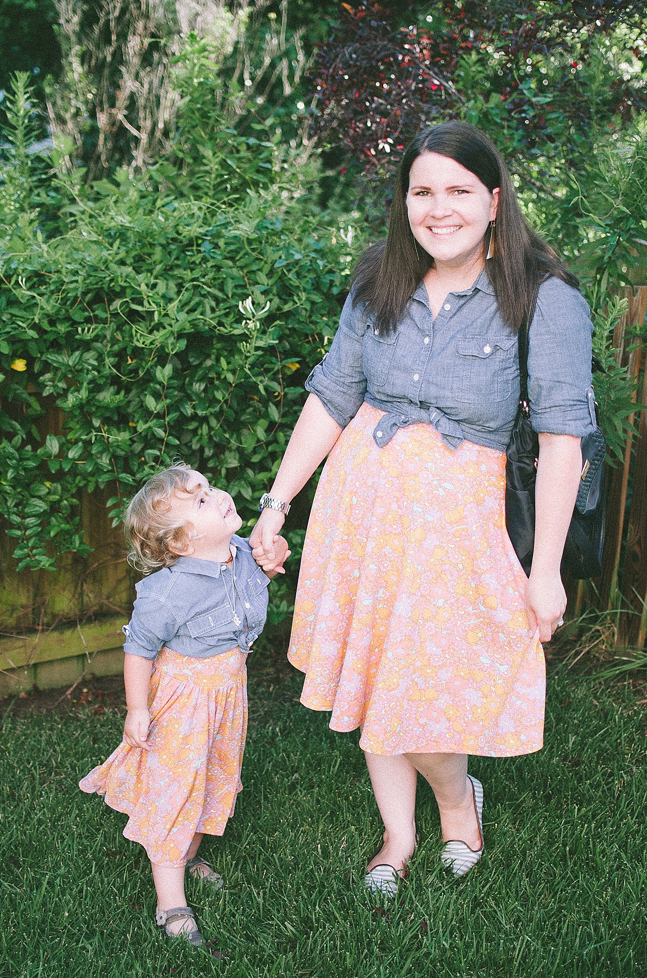 Matching LulaRoe Mommy & Me Nicole & DotDotSmile Dresses (8)