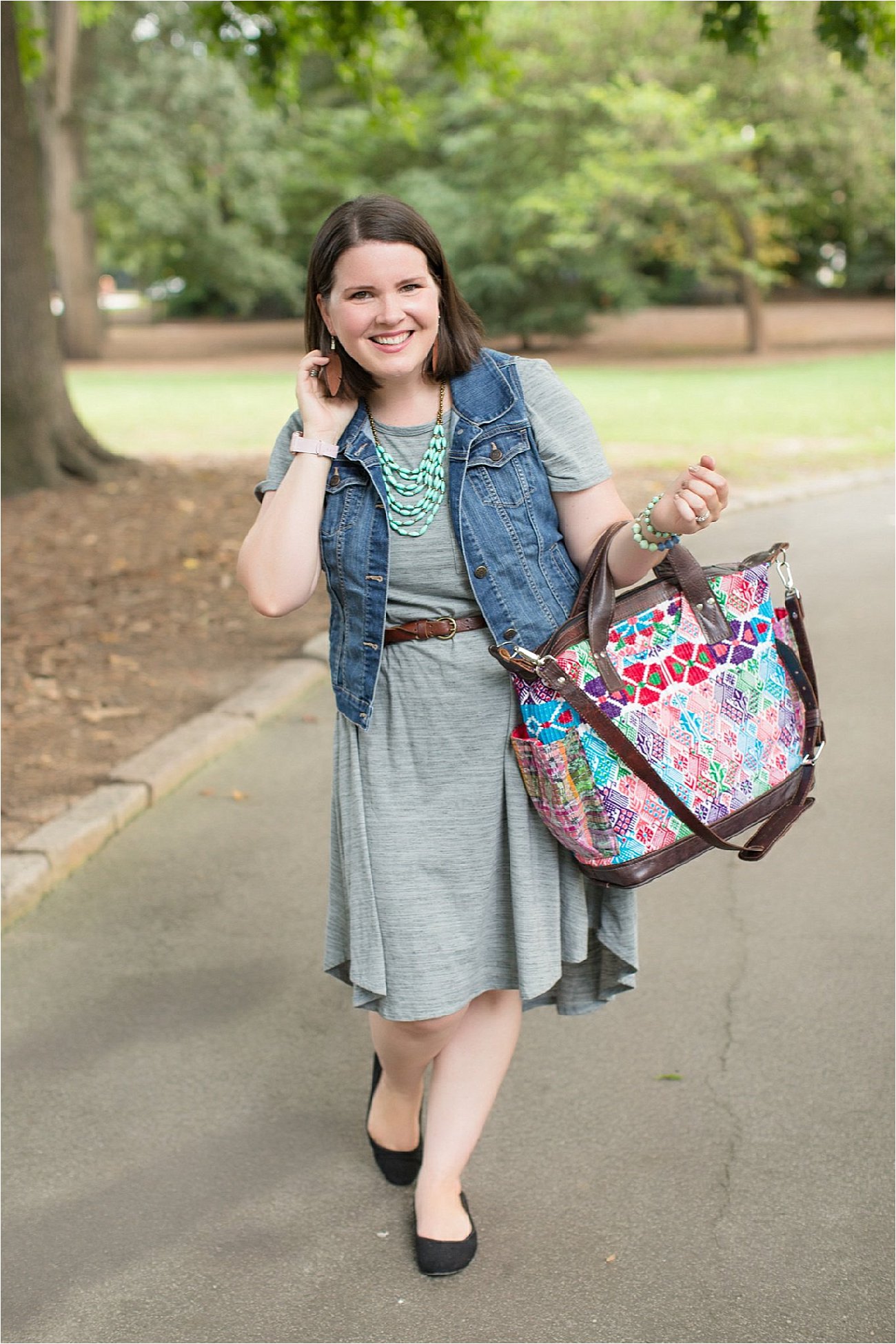 Five Ways to Wear the LulaRoe Carly Dress (& Link-Up) by fashion blogger Still Being Molly