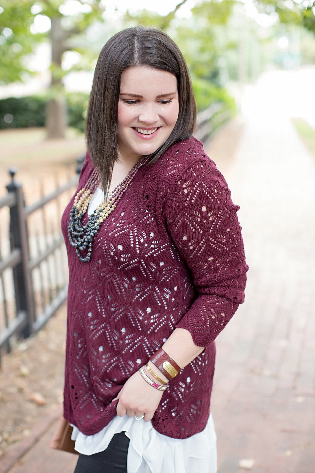 Grace & Lace pointelle sweater, ethical fall fashion | North Carolina fashion and lifestyle blogger (12)