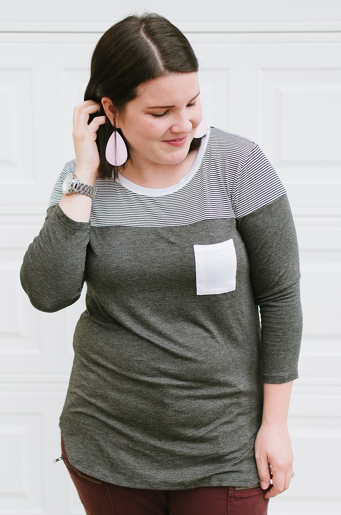 Stitch Fix Review #33 - Loveappella "Edgewater Knit Top" - Size XL