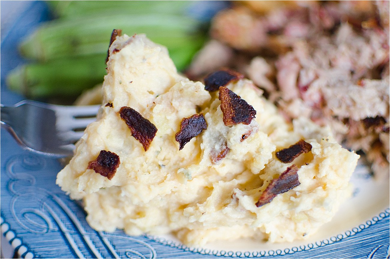 Holiday Recipes with ALDI - Bacon Lovers Loaded Mashed Potatoes Recipe (14)