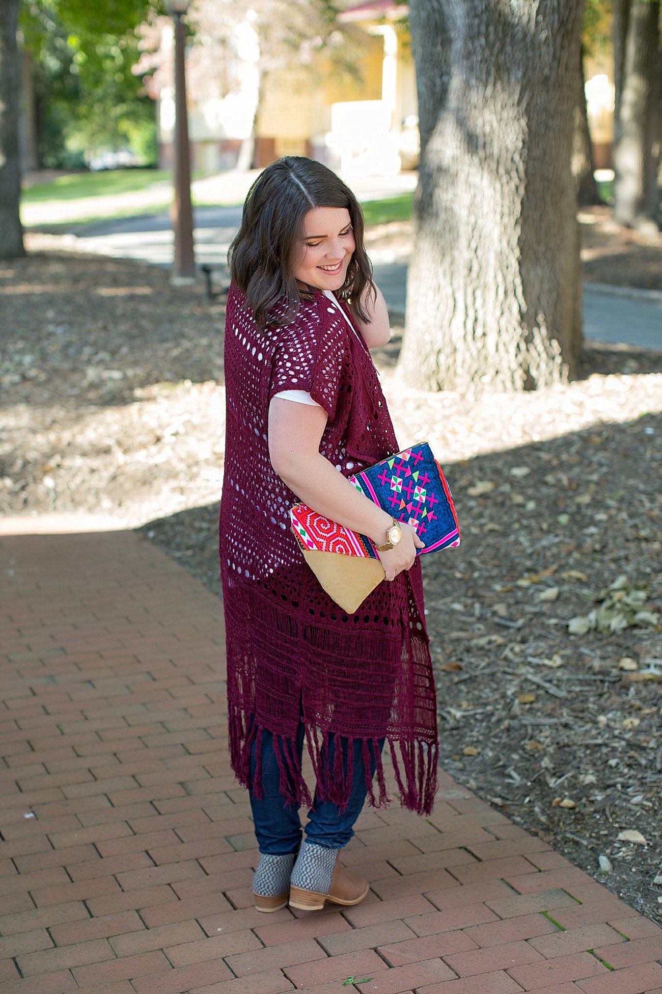 The Flourish Market Grace & Lace crochet duster, The Root Collective Espe booties (5)