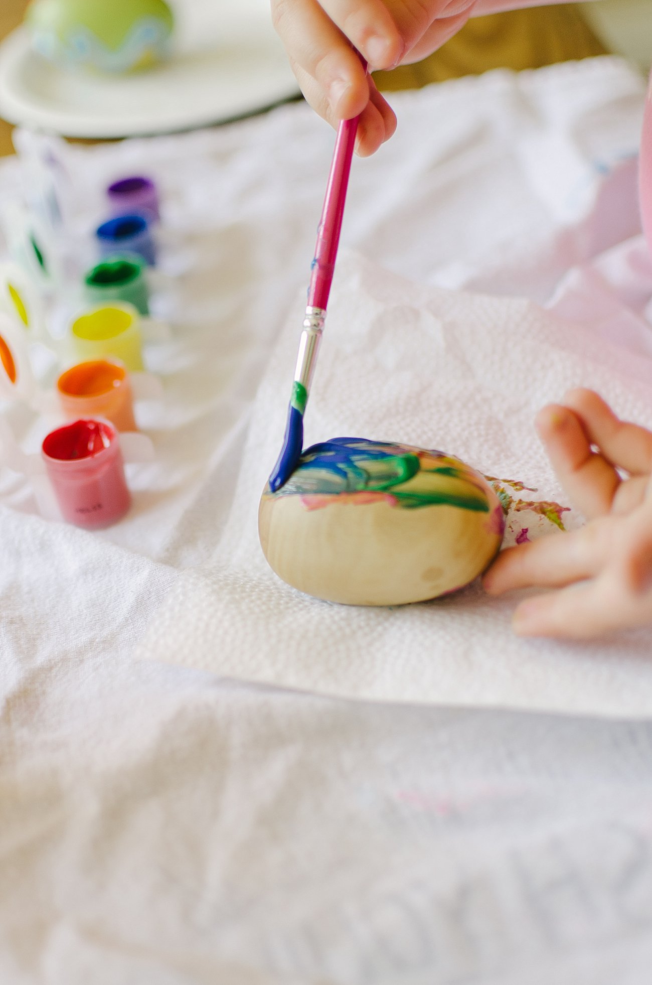 Painting Wooden Easter Eggs Easter Family Traditions Still Being Molly