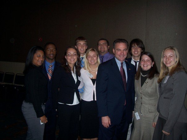 With Governor Timothy M. Kaine