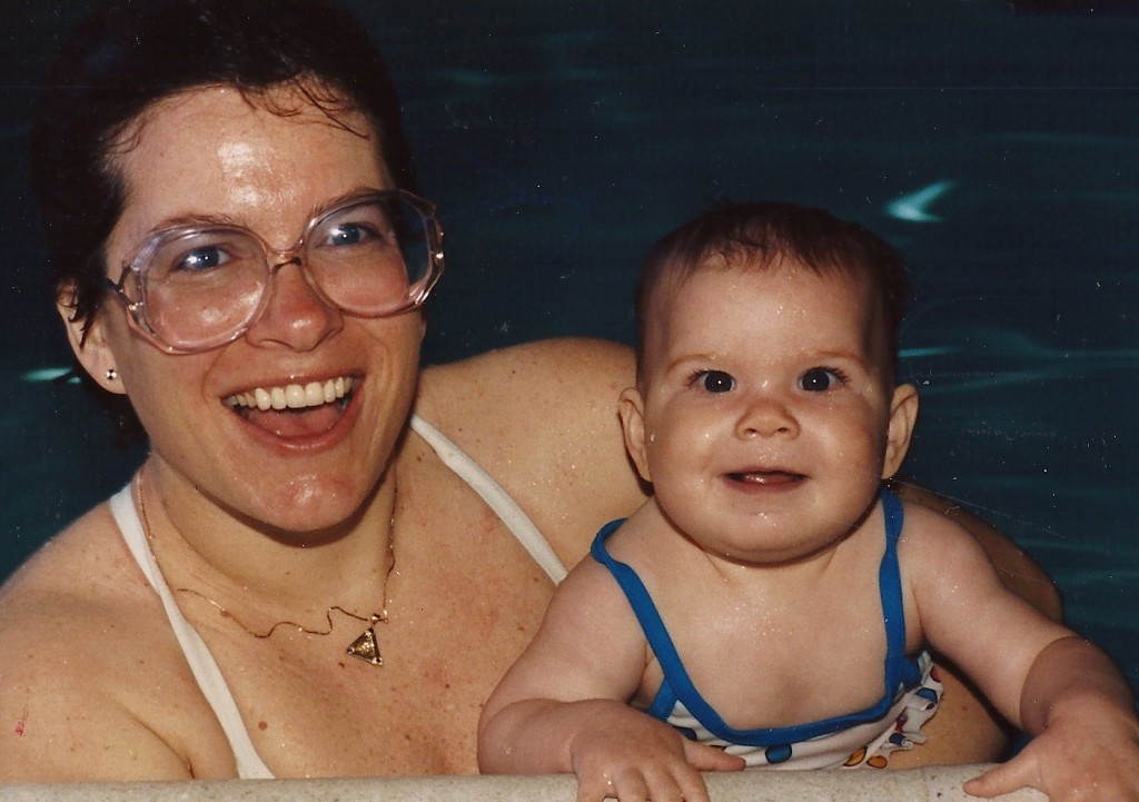 swim lessons with mom.