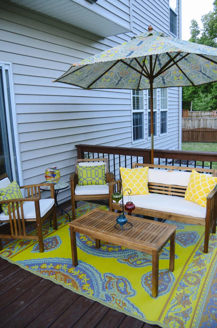 Deck decorating with World Market and Pier 1 (10)