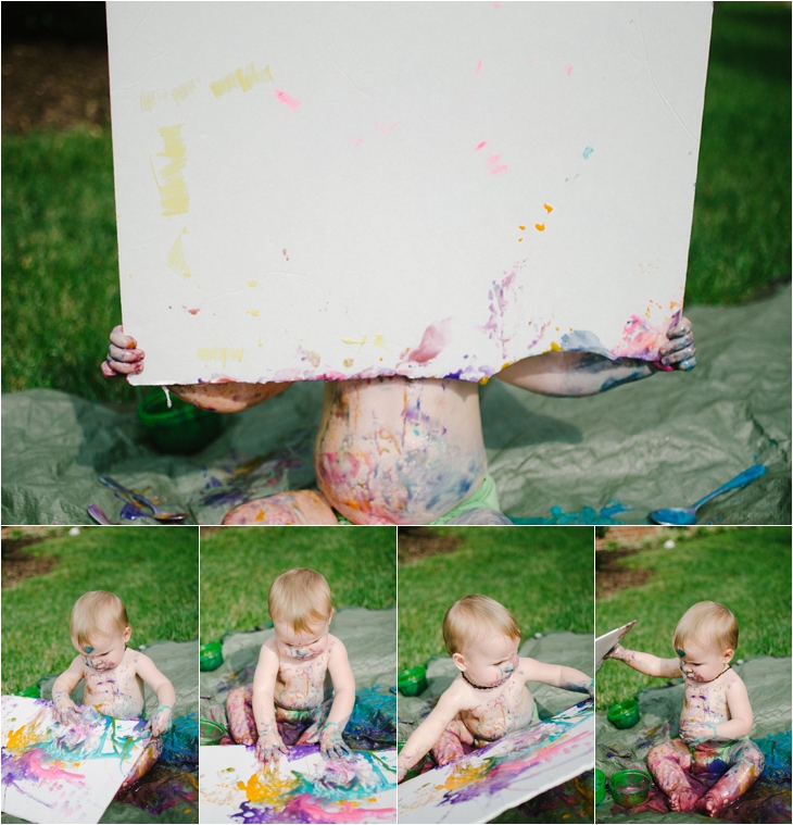 Messy Fun: DIY Edible Finger Paint for Babies (10)