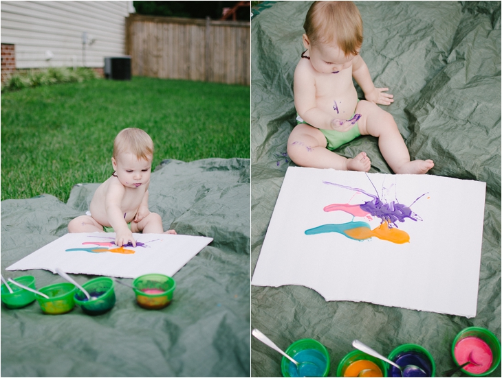 Messy Fun: DIY Edible Finger Paint for Babies (1)