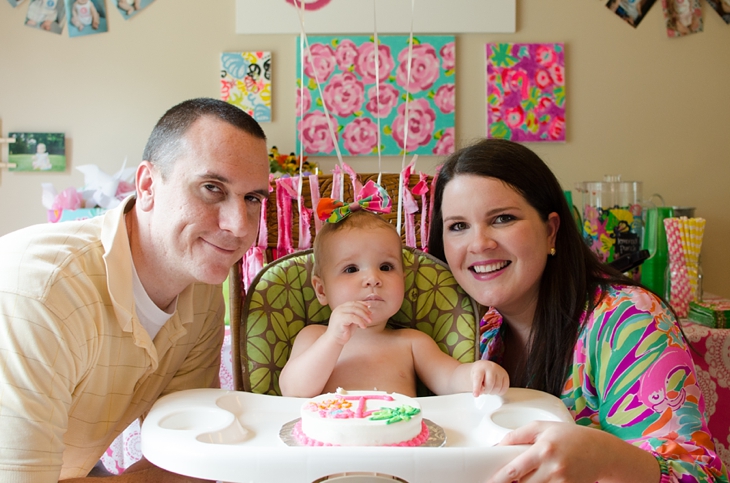 A Lilly Pulitzer Themed First Birthday Party (34)