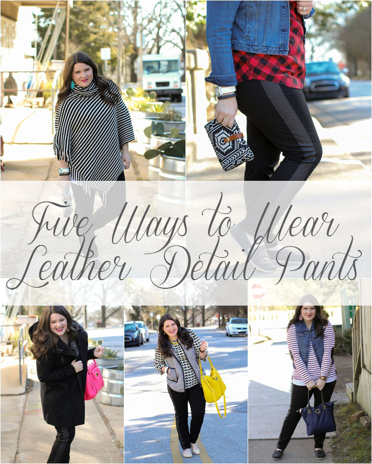 Five Ways to Wear Leather Detail Pants | Liverpool Talullah Pant
