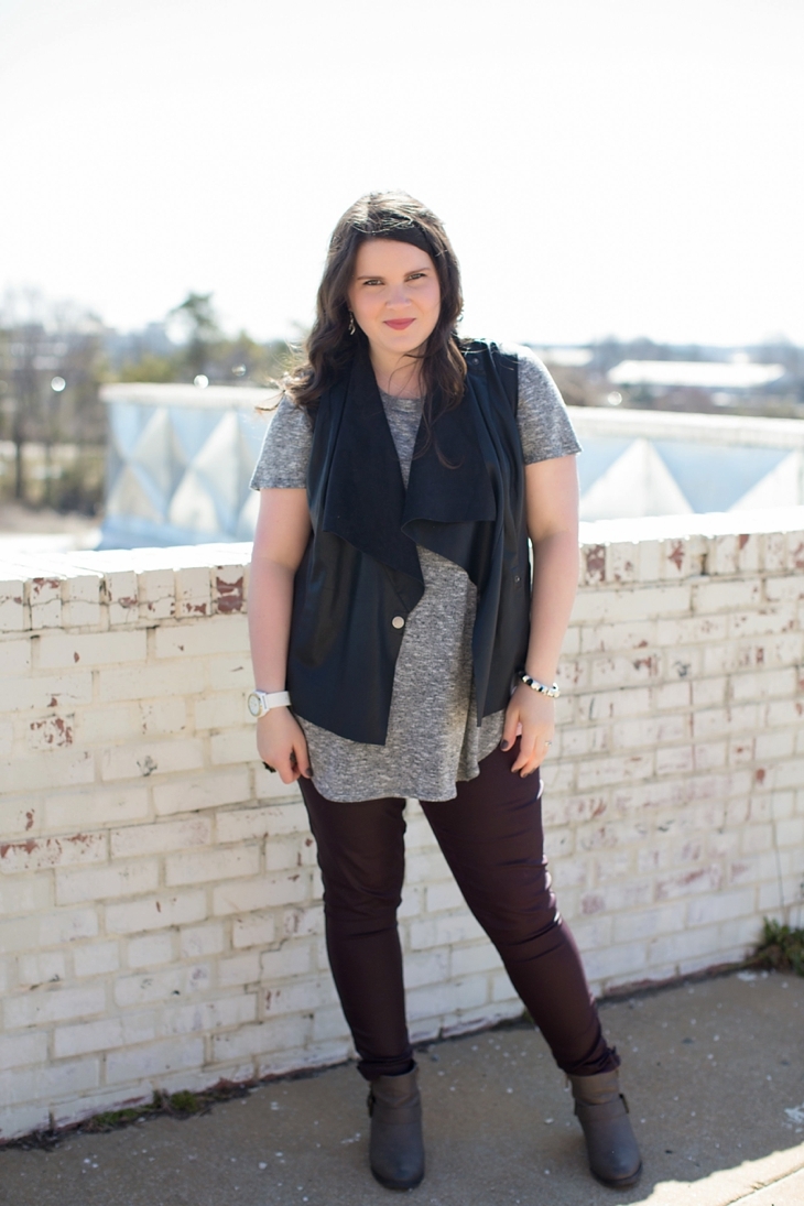 three ways to wear coated denim & link-up