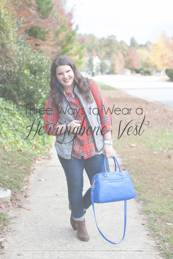 Three Ways to Wear a Herringbone Vest