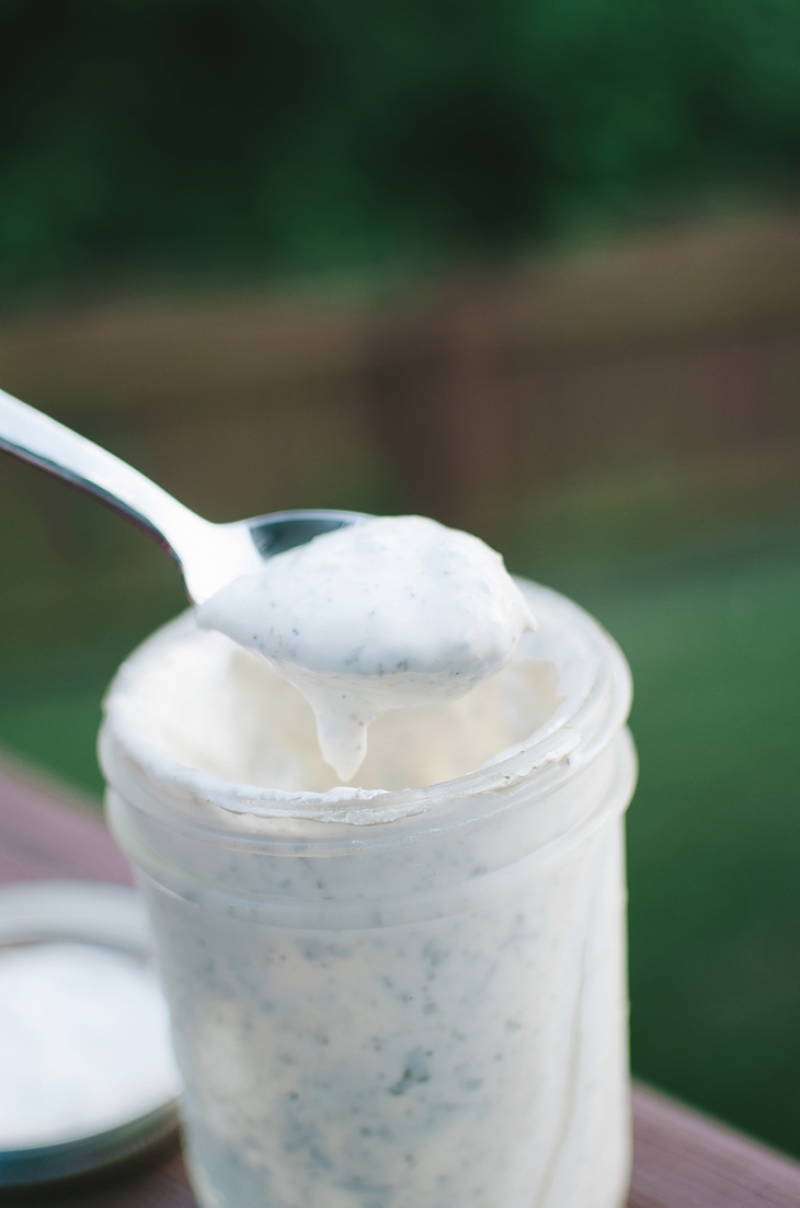 RECIPE | Easy, Delicious & (mostly) Organic Homemade Light Ranch Dressing