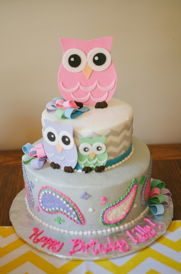 Lilly's Owl-Themed 2nd Birthday Party (1)