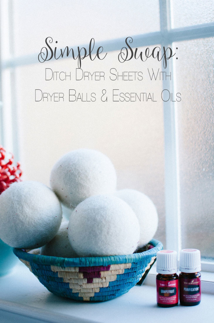 Simple Swap: Ditch Dryer Sheets with Dryer Balls & Essential Oils (3)