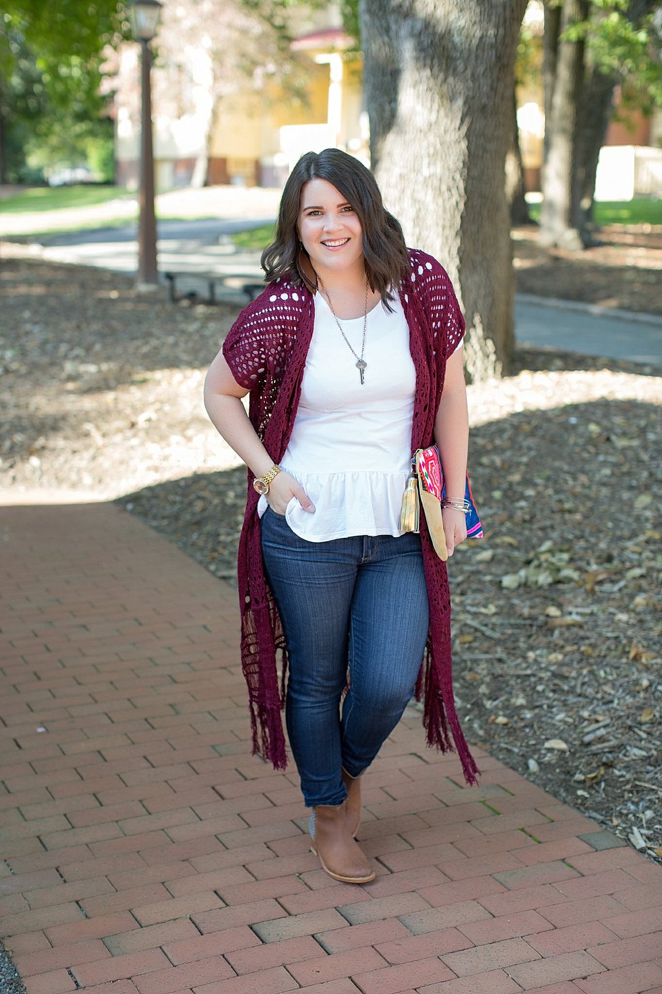 The Flourish Market Grace & Lace crochet duster, The Root Collective Espe booties (2)