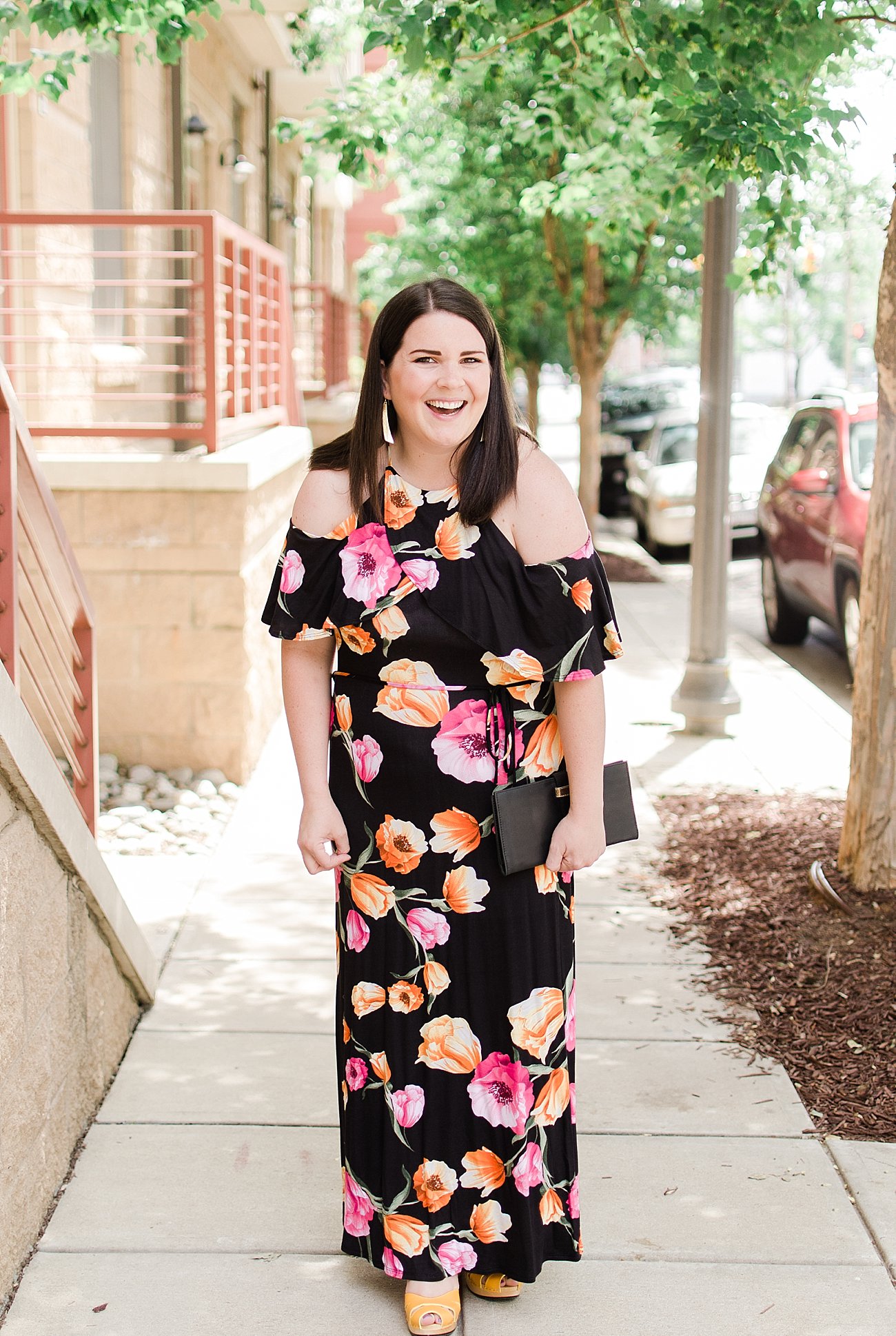 Ethical Fashion: Cold Shoulder Maxi Dress by ethical fashion blogger Still Being Molly