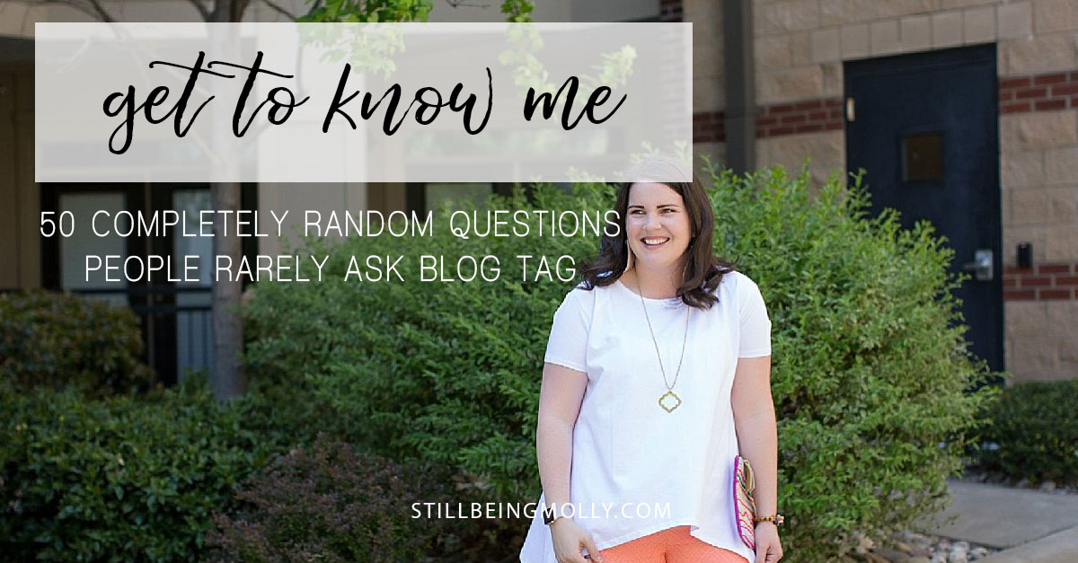 Get to Know Me: 50 Completely Random Questions People Rarely Ask Blog Tag