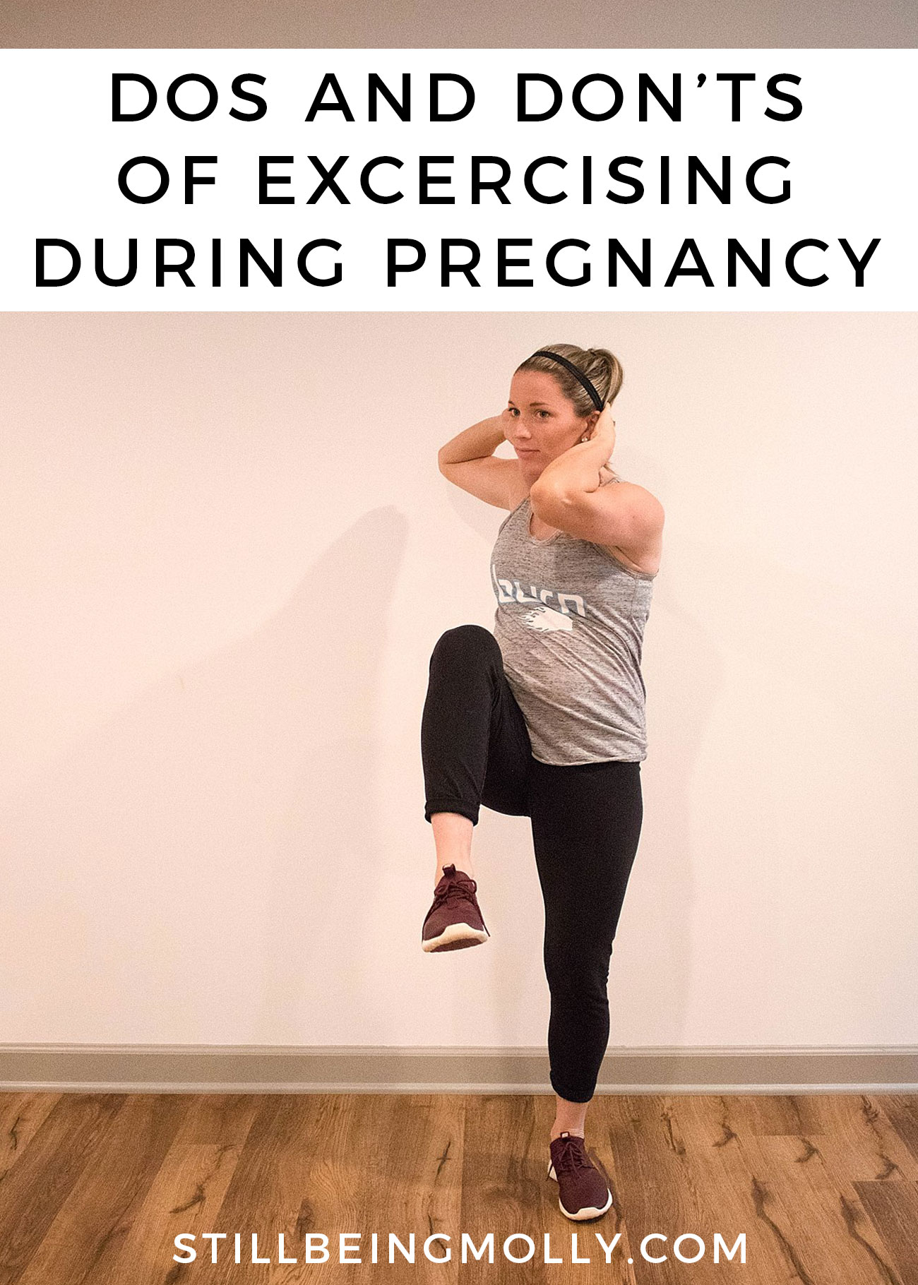 Morgan Kline - Burn Boot Camp - Dos and Don'ts of Exercising During Pregnancy by North Carolina mom blogger Still Being Molly