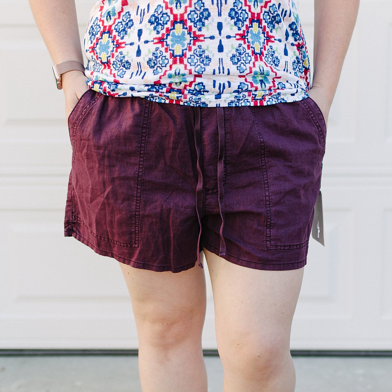 Pistola "Maia Linen Short" - Size XL - $68 - Stitch Fix Review #48 by North Carolina ethical fashion blogger Still Being Molly