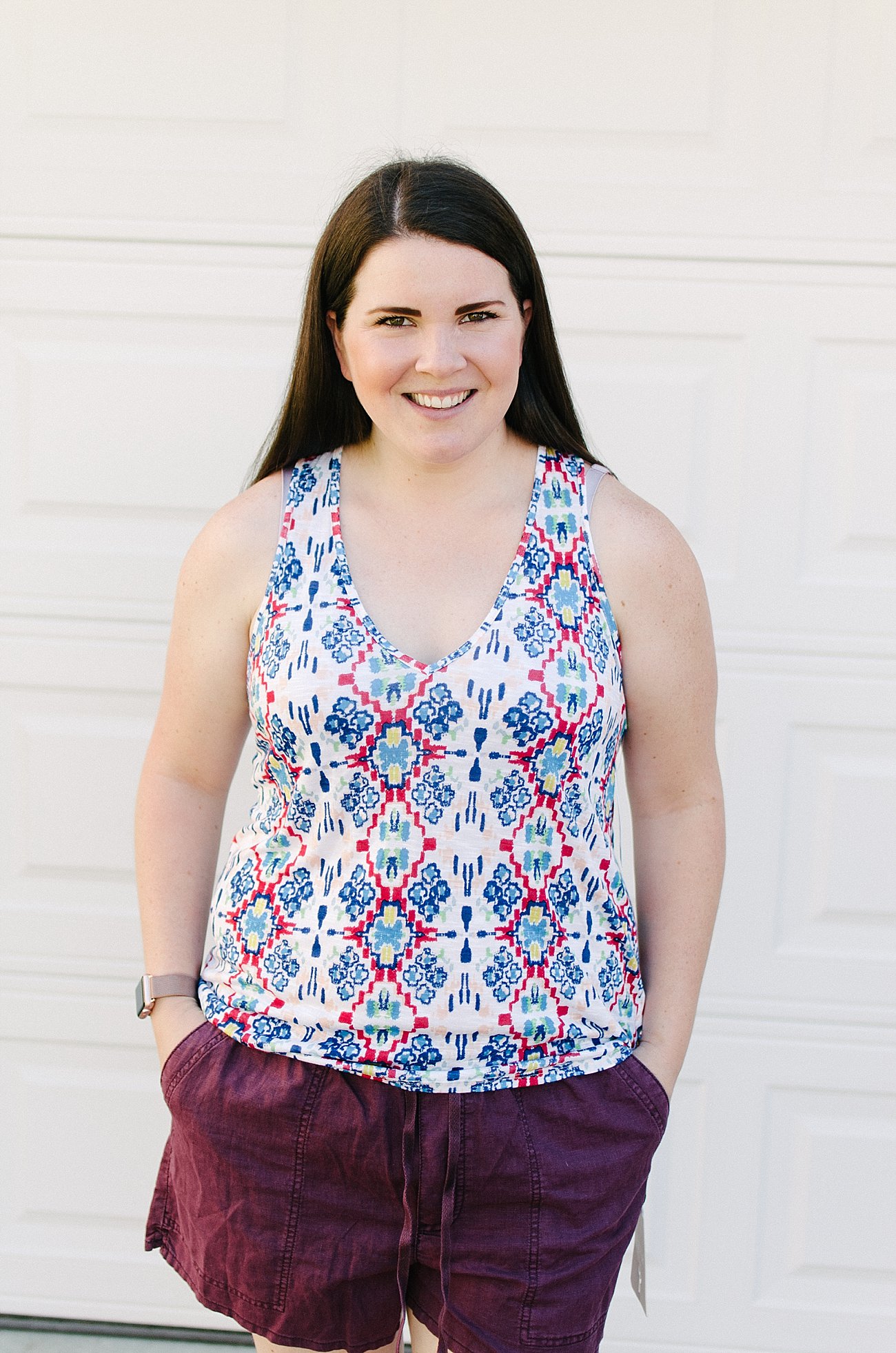 Ella Moss "Mazie Cross Back Knit Top" - Size L - $118 (Made in the USA) - Stitch Fix Review #48 by North Carolina ethical fashion blogger Still Being Molly
