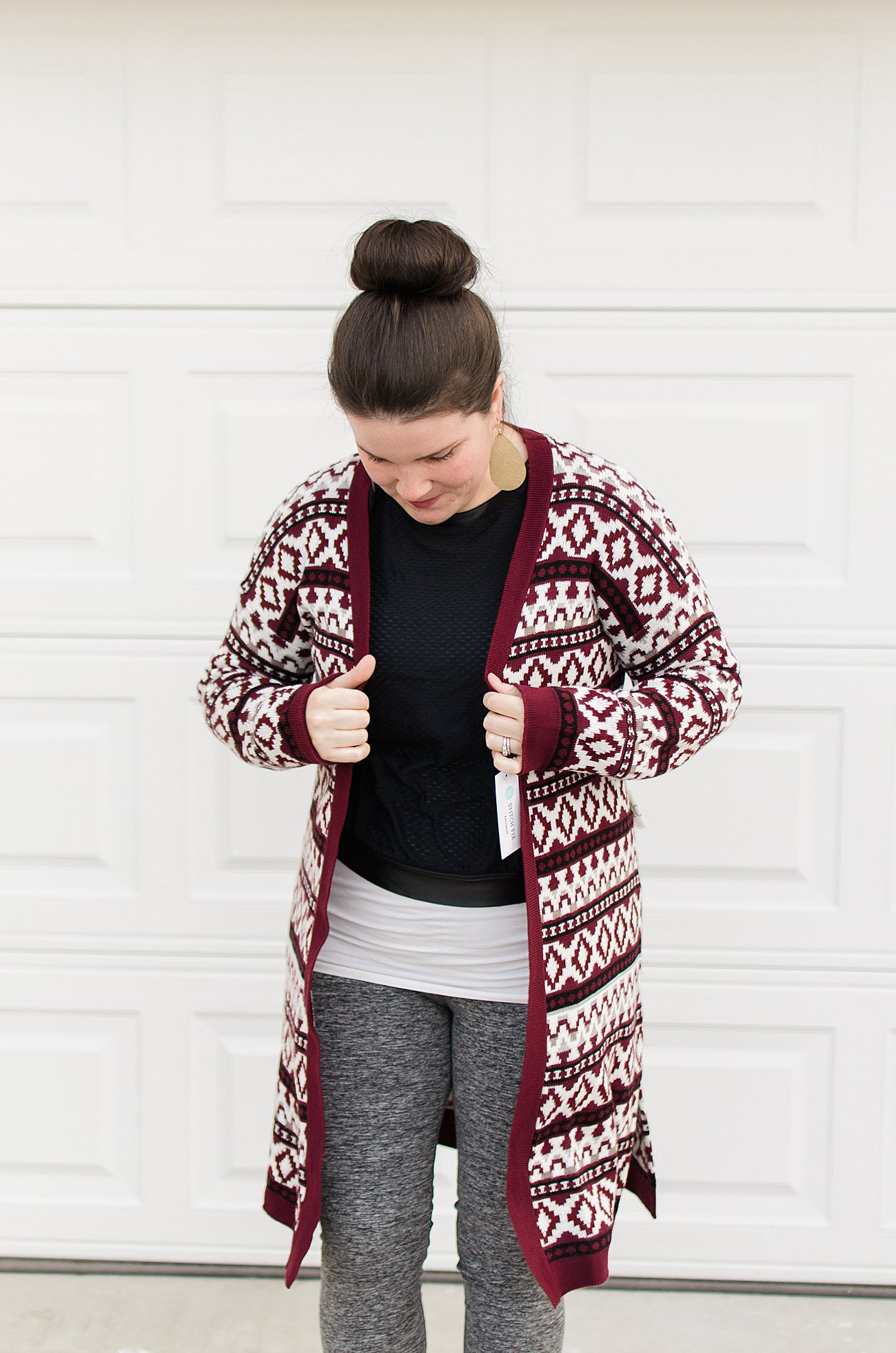 Stitch Fix ABSOLUTELY - Ailey Duster Cardigan - SIZE: L - $44 (Made in the USA) - My 50th Fix & 5 Tips for Developing a Relationship with Your Stitch Fix Stylist by popular North Carolina ethical fashion blogger Still Being Molly