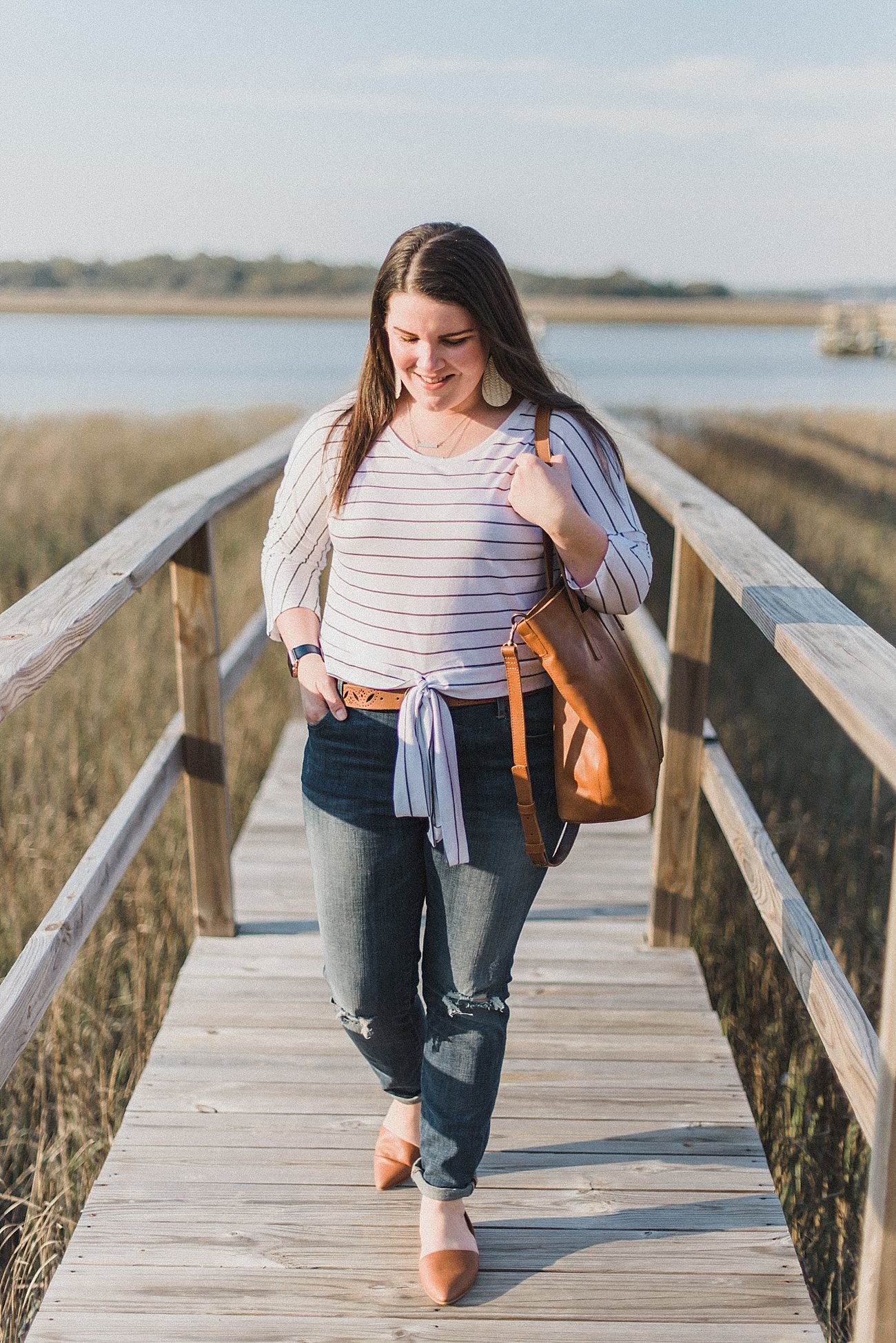 ABLE ethical fashion - High Waisted Jeans - early spring style (7) - The Best Ethically Made High Waisted Jeans by popular North Carolina ethical fashion blogger Still Being Molly