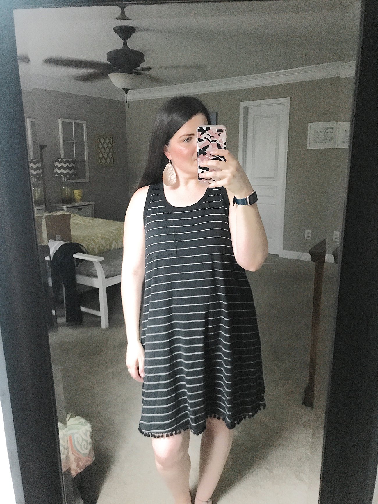 SUNDRY Jeanette Knit Dress - SIZE: XL - $108 (Made in the USA) - Stitch Fix Review #46 by popular North Carolina ethical fashion blogger Still Being Molly
