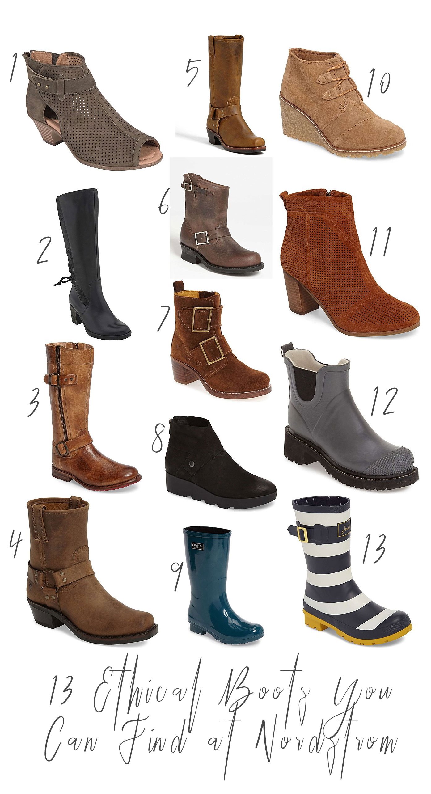 13 Ethical Boots You Can Find at Nordstrom featured by popular North Carolina ethical fashion blogger, Still Being Molly